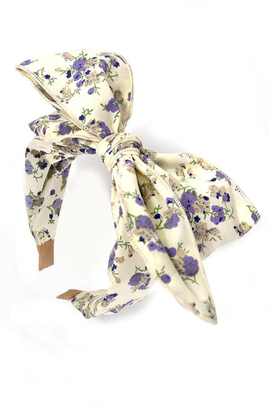 Floral Ribbon Headband