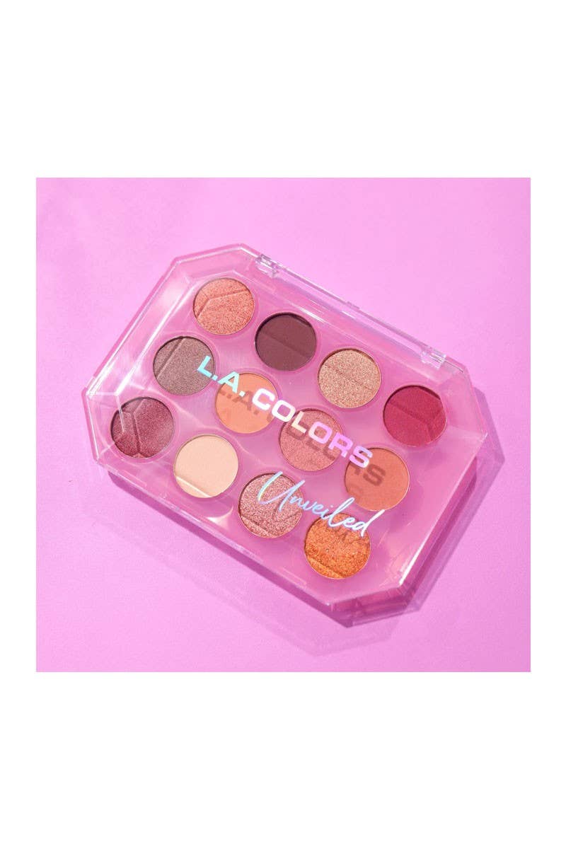 LA Colors Unveiled 12 color Eyeshadow Palette