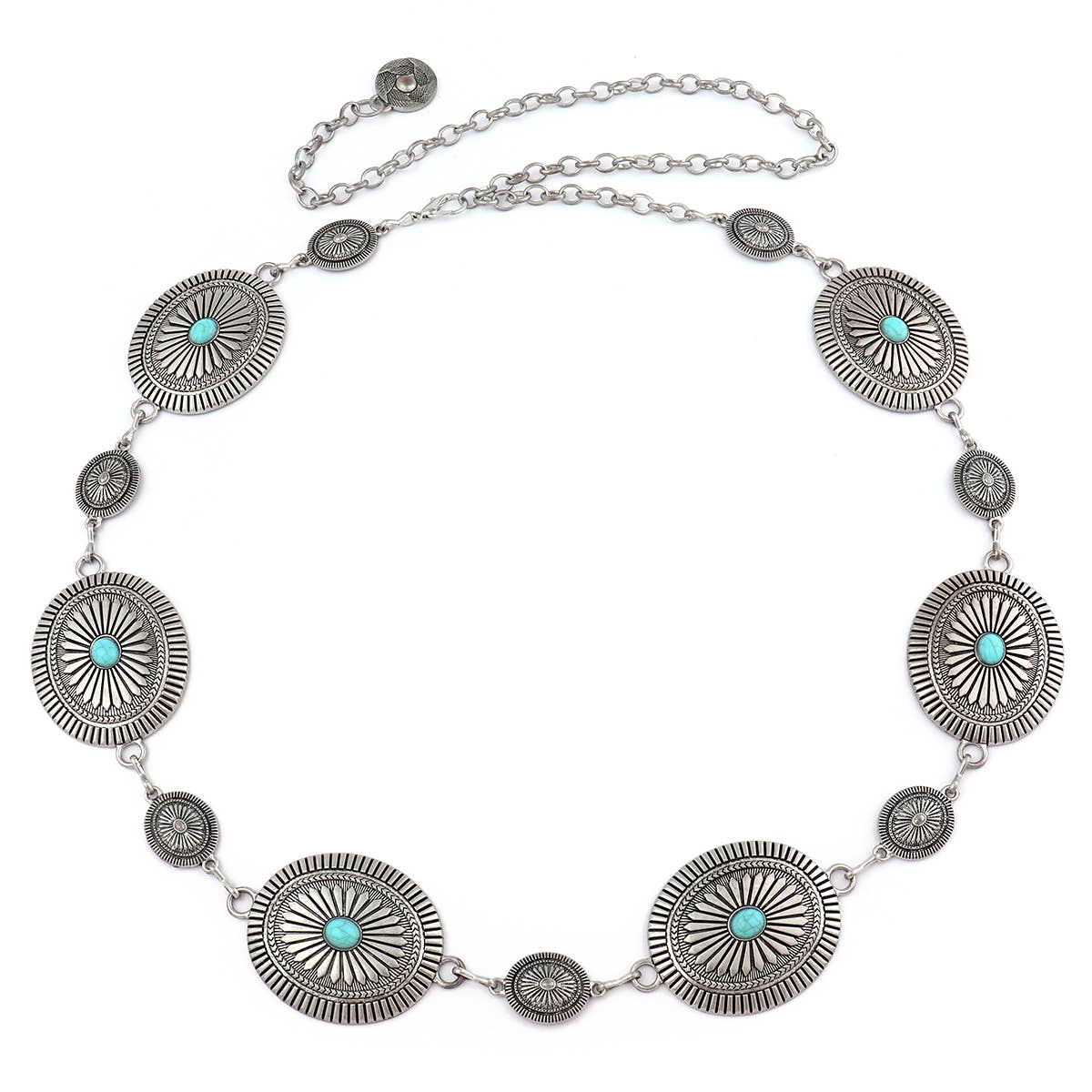 SILVER with Turquoise Western Belts