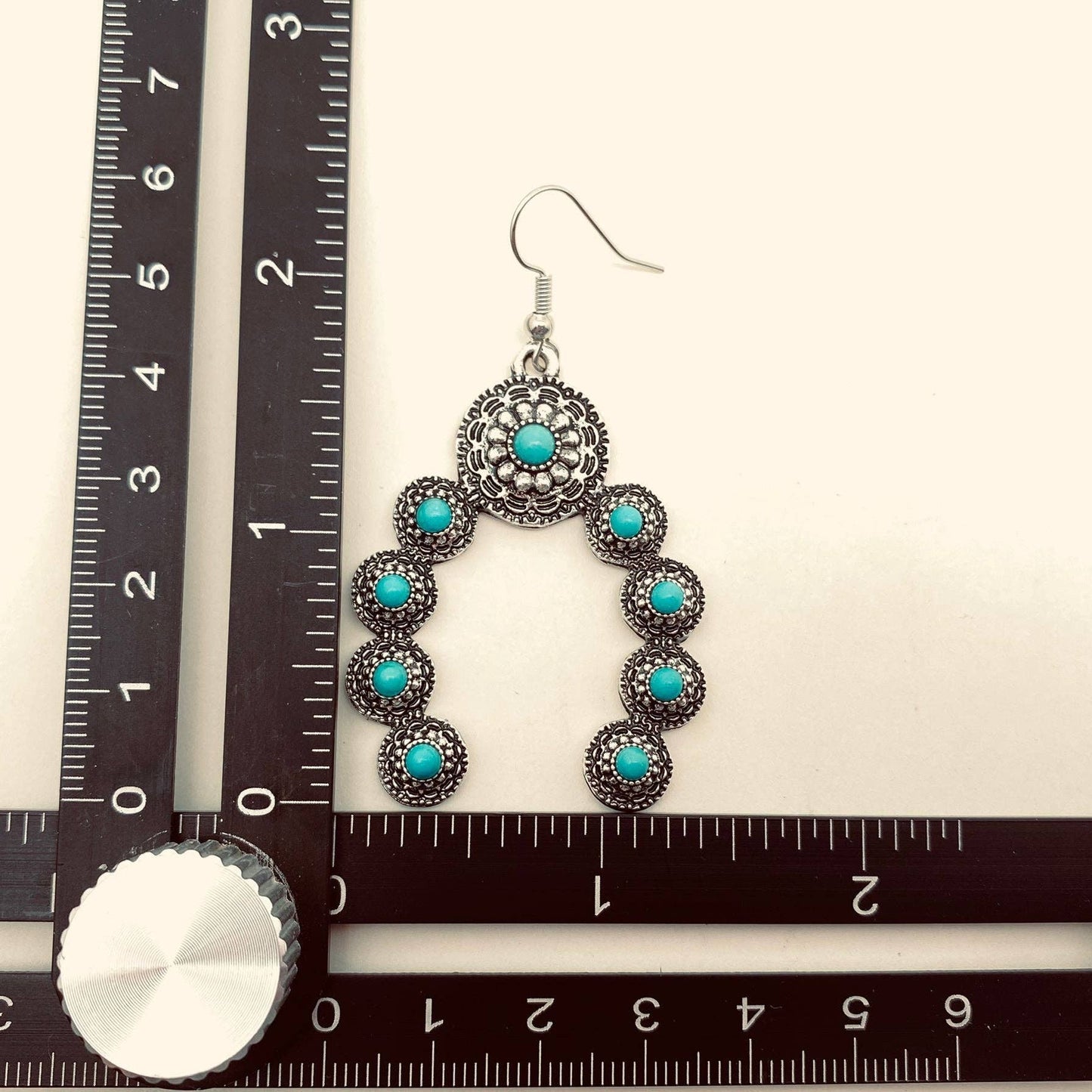 Turquoise Horseshoe Shaped Earrings