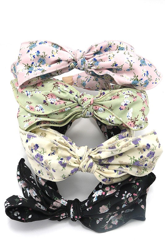 Floral Ribbon Headband