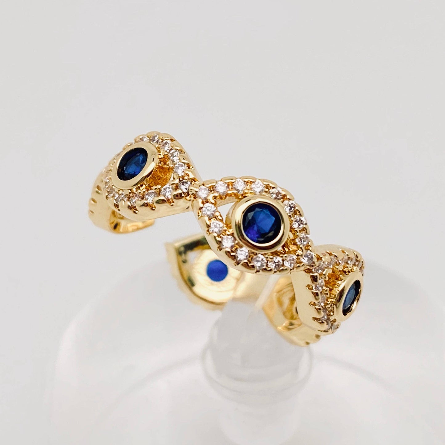 Gold-plated Evil Eye Ring