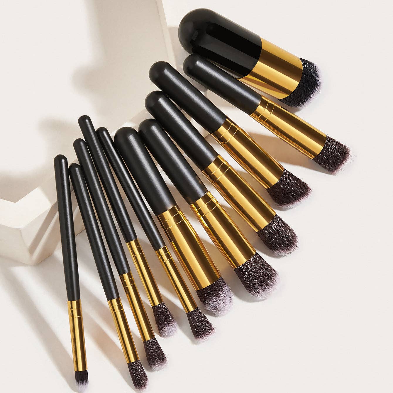 11pcs Black Makeup Brushes