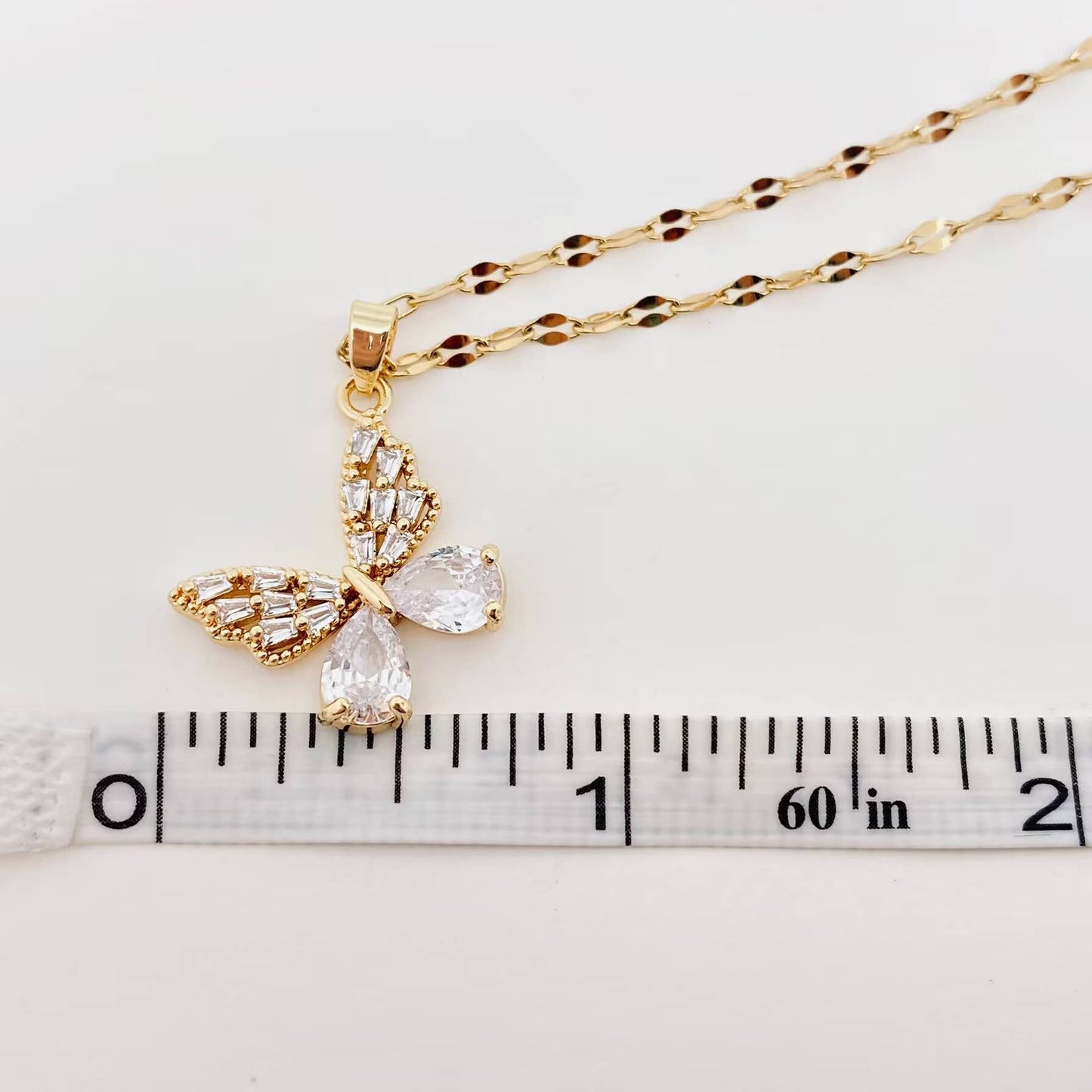 18K Gold-plated Butterfly Necklace