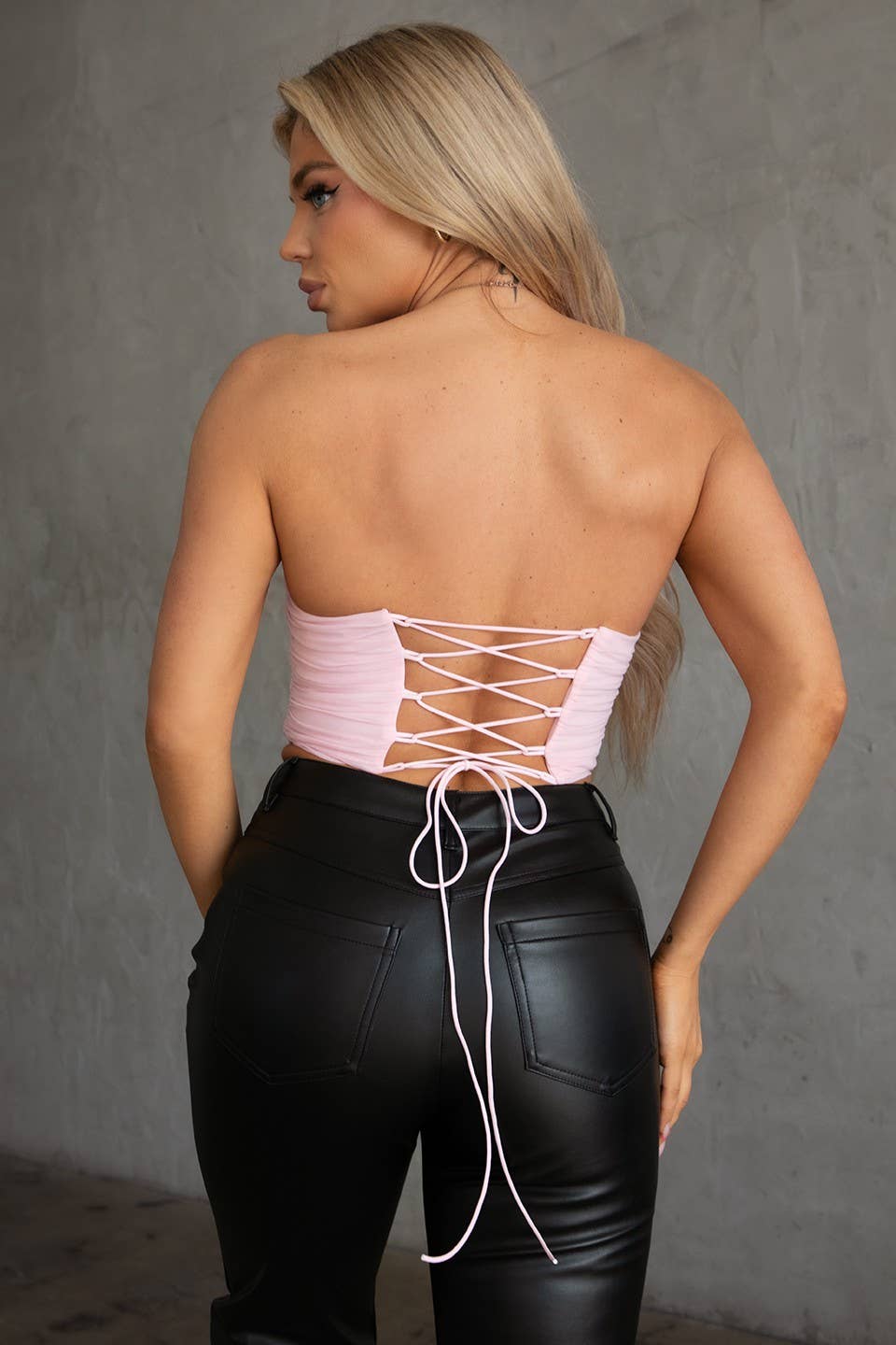 Mesh Corset Top