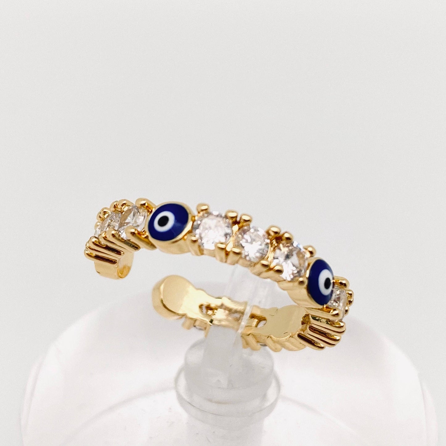 Gold-plated Evil Eye Ring