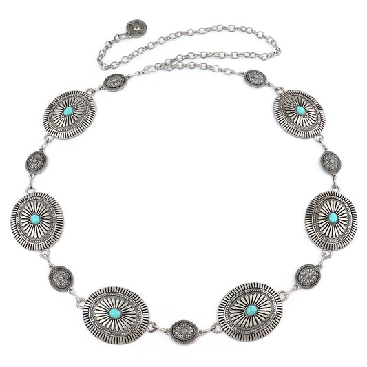 SILVER with Turquoise Western Belts