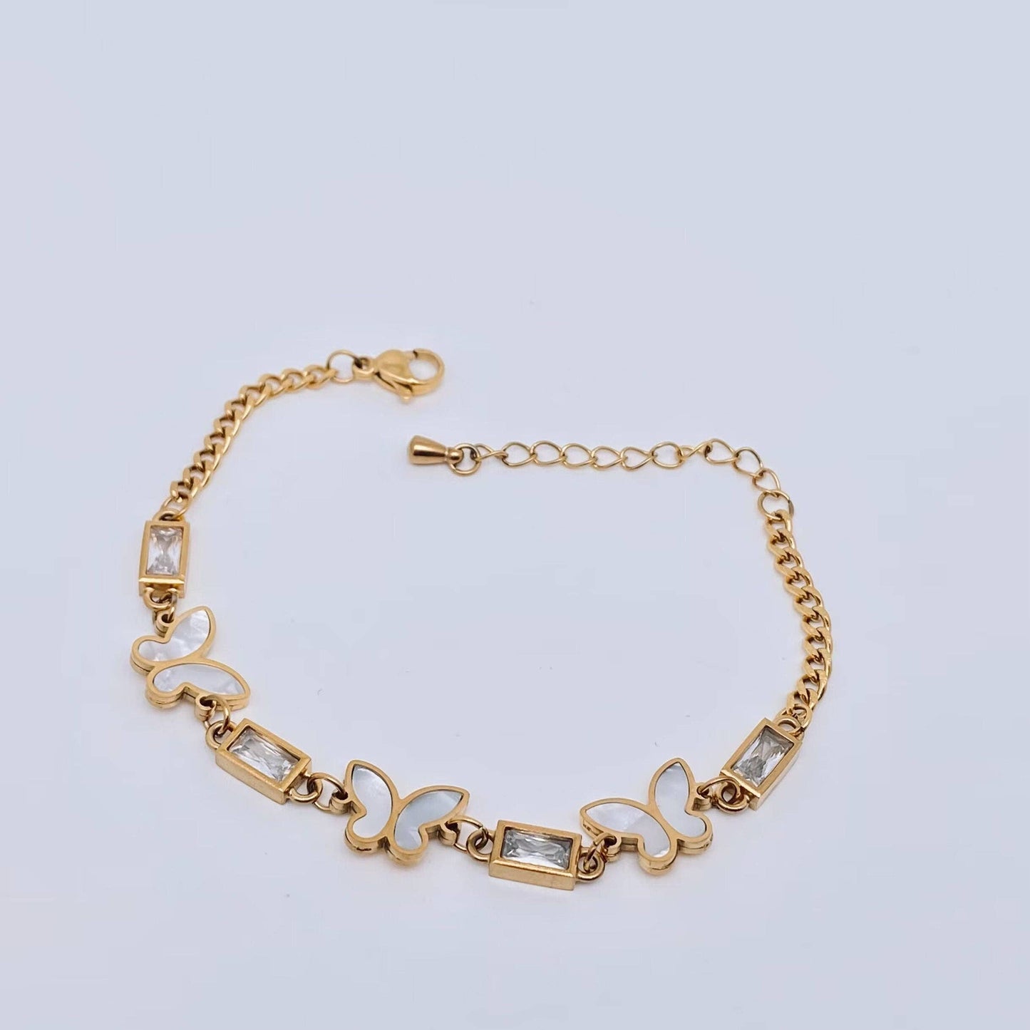 Butterfly Gold Plated Bracelet