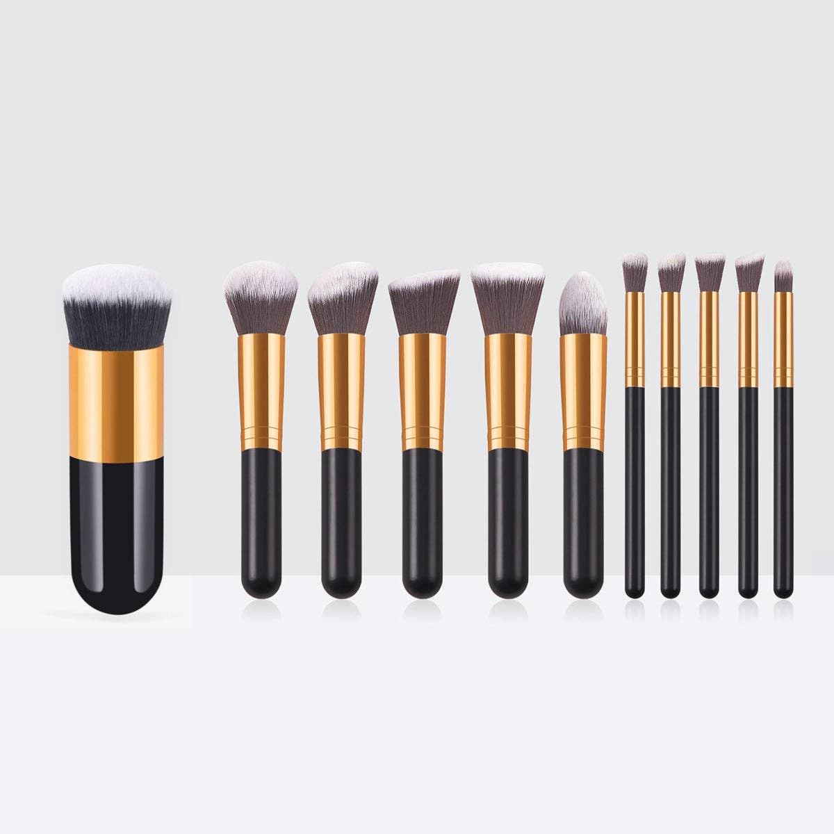 11pcs Black Makeup Brushes