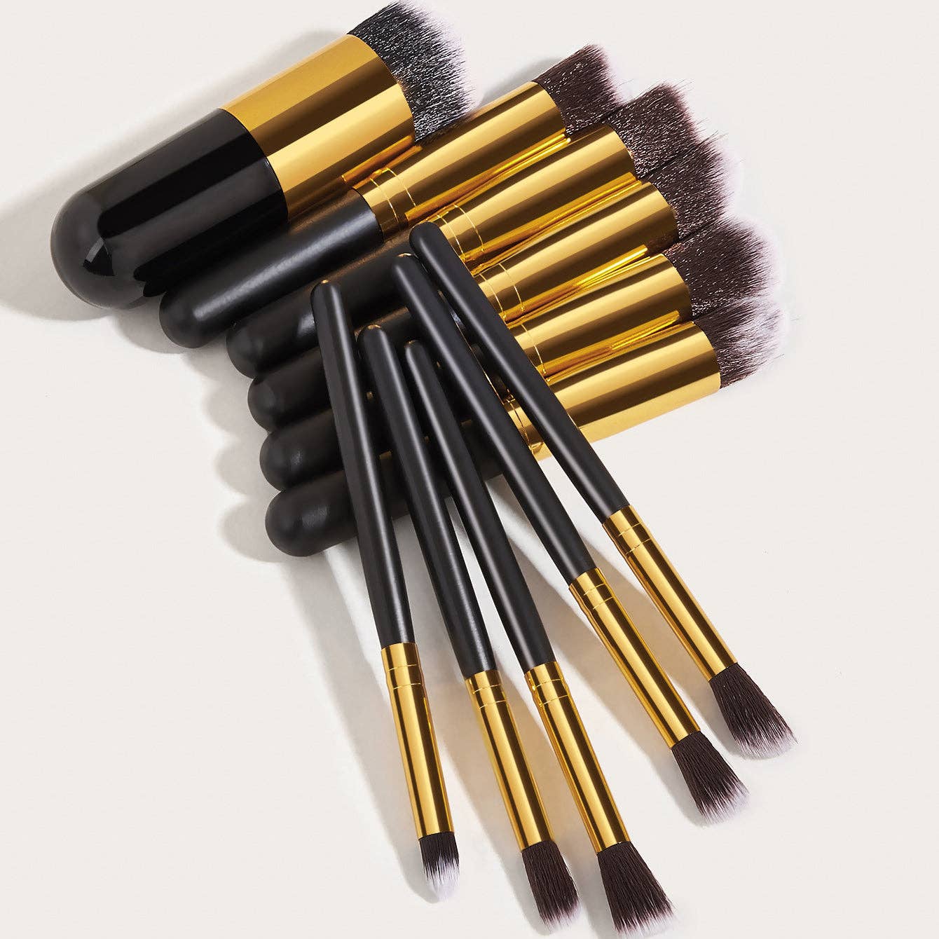 11pcs Black Makeup Brushes