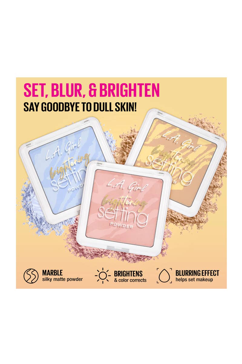 LA Girl  Pink Brightening Setting Powder